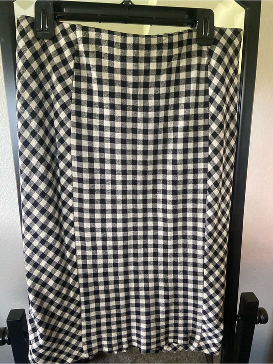 J. Jill Dresses & Skirts - J. Jill Black and White Gingham Pencil Skirt